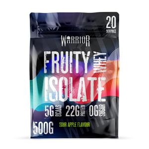 Warrior Fruity Clear Whey Isolate Protein Drink- 500g (20 Servings)