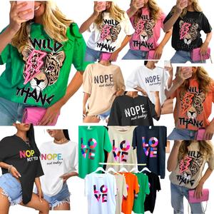 WOMENS OVERSIZED T SHIRT SLOGAN COMFORT GYM CASUAL LOUNGEWEAR TEE Outfit Top Womenswear Gorgeous Love Tshirt Streetwear Summer Crewneck Shortsleeve Round Neck