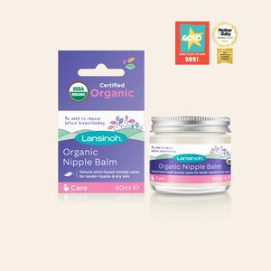 Organic Nipple Balm - Award Winning Maternity Skincare Product for Soothing Tender Nipples and Dry Skin
