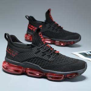 Men's Air Cushion Running Shoes Breathable Tennis Fashion Sneakers Non Slip Workout Casual Sport Shoes Gym Training Comfortable Walking Shoes White