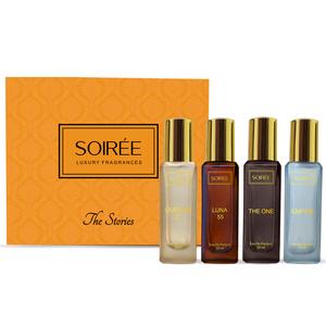 Soirée The Stories 4pcs x 20ml Edp Luxury Fragrance Gift Set