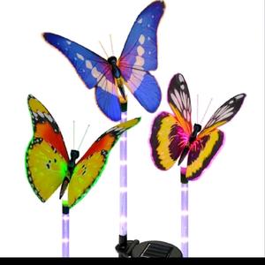2PCS Colour Changing Butterfly Solar Garden Stake Lights - 7 Colours6