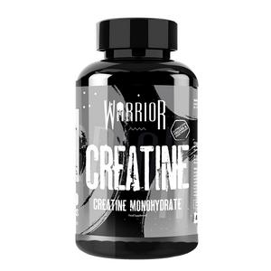 Warrior Creatine Monohydrate Tablets | 60 Tablets & 180 Tablets | Pure Strength, Lean Muscle Support | Gym CrossFit MMA HIIT Endurance Sports Supplement | Made In The UK