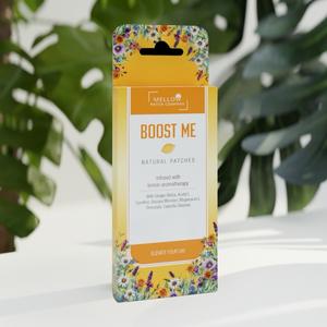 Boost Me Patches Contain - Gingko Biloba, Acetyl L Carnitine, Bacopa Monnieri, Magnesium L Threonate And Camellia Sinensis - each pack contains 18 patches - each patch lasts 24 hours