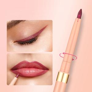 OULAC 2 in 1 Eye and Lip Liner Pencils Matte Waterproof Smudge-proof Retractable Eyeliner and  Lipliner Makeup, Highly Pigmented and Smooth, Long-lasting Formula, Vegan Brush Cosmetic Lipliner Color