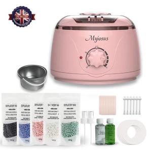 New Upgraded Waxing Kit, Warm Waxing Kit, 500g Hard Wax Beads, 2 Treated Waxes and 25 Sticks for Hair Removal of Face, Arms, Legs and Whole Body Body Care Cosmetic