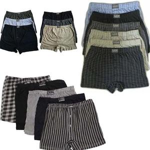 Pack of 6 Mens Printed Cotton Check Jersey Printed Boxer Shorts underwear UK Sizes S to 6XL Menswear Medium Small Lingerie