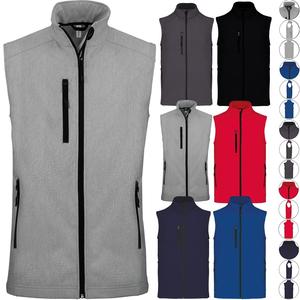 Mens Soft Shell Water Resistant Fleece Gilet Bodywarmer Waterproof Outdoor Lined Jacket Fabric Menswear