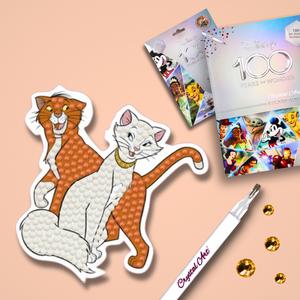 THOMAS O'MALLY & DUCHESS - Disney D100 Crystal Art Single Sticker - 054