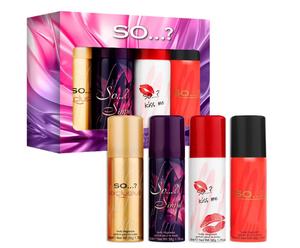 Iconic Womens Mini Galore Body Mist Body Spray Fragrance Gift Set 4 x 50ml