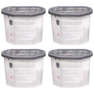 Scented Interior Dehumidifiers 4 Pack - Fresh Linen for Damp and Condensation Reduction - Mould