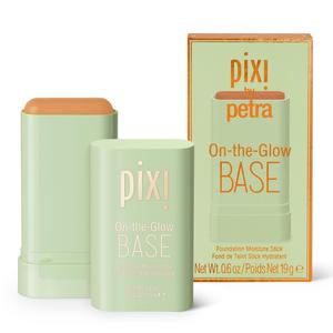 Pixi On-the-Glow BASE | Sheer Coverage Tinted Balm Stick | Hydrating Skin Tint for Natural Dewy Glow | Lightweight, Breathable Complexion Enhancer | Buildable Tinted Balm for Radiant Coverage & Nourishing Moisturizer