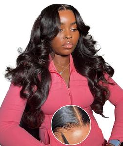 36 Inch Wear and Go Glueless Wigs Human Hair Pre Plucked Pre Cut Lace No Glue Body Wave Lace Front Wigs for Black Women Human Hair Glueless with Natural Hairline Body Wave Glueless Lace Front Wigs Human Hair 5x5 6x4 9x6 Wig