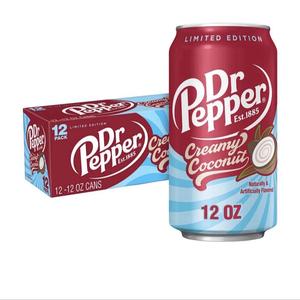 Dr Pepper Creamy Coconut - 12 x 355ml Taffy Beverage Drink