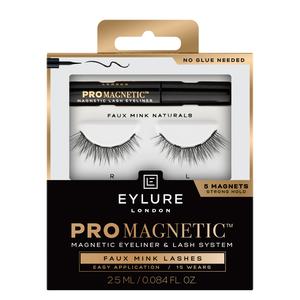 EYLURE Pro Magnetic Mink Lashes In Style Naturals - False Lashes Eyelashes Makeup Cosmetic Lash Extensions Gifting Presents Beauty Reusable Long Lasting Daily summer spring nightlife Beauty