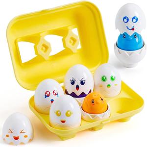 The Magic Toy Shop Hide n Squeak Matching Eggs Color & Shape Sorter