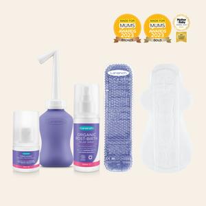 Lansinoh Birth Preparation & Postpartum Essentials Kit, Birth Recovery Postpartum, Set for Mum to Be