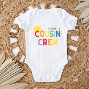 New To The Cousin Crew Summer Baby Vest