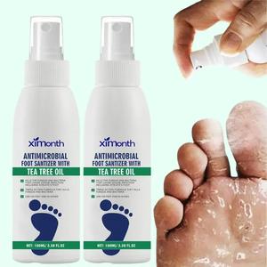 Foot Sanitizer Spray with Tea Tree Oil, 2 Counts/set Foot and Nail Sanitizer Spray, Foot Sanitizer Spray for Men and Women