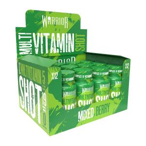 Warrior Multi Vitamin Shot - 12 Shots x 60ml - Healthcare Boosting Supplement