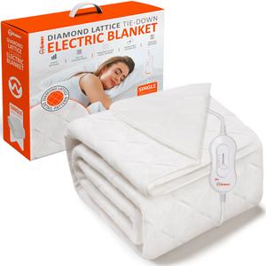 Wärmer Diamond Lattice Tie Down Electric Heated Blanket