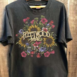 Floral Retro Band Fleetwood Mac Tshirt, Graphic Tee, Rock Band Shirt, Unisex Music Shirt, Fleetwood Mac Retro Shirt