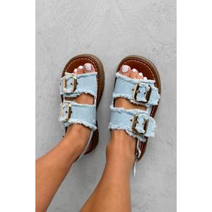CHARLIE Chunky Studded Buckle Sandals