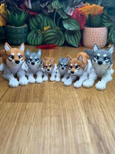 Custom Articulated 3DPrinted Wolf - Collectible Display Piece, Stress Relief, Personalized Gift - Various Colours - Kekreations