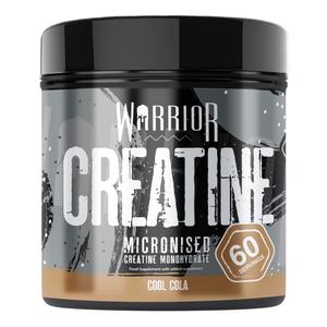 Warrior Pure Creatine Monohydrate Powder - 300g (60 Servings) -Cool Cola -  Easy Dissolve - (Not Creatine Gummies or Creatine Tablets) - Recommended for both Women and Men