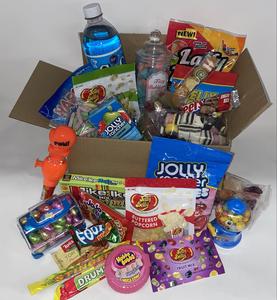 FAVOURITE'S Candy and Chocolate Mystery Snack Box (Selection of various snacks and candy)