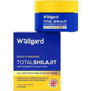 Wellgard Total Shilajit Resin Fulvic Acid 50 Grams, Himalayan Shilajit Resin, Natural Shilajit Gold, Shilajit Supplements