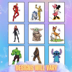 10 Blind Bags Disney D100 Crystal Art Sticker Packs (contains 30 stickers) Diamond painting Kits