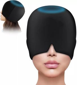 Ice Cap Tension Headache Migraine Relief Mask Heat Cold Therapy Hat Headache Soothing