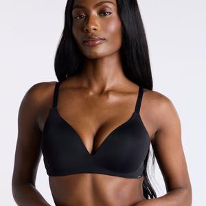 Boux Avenue Comfort Microfibre Plunge Bra Seamless Padded Wireless Multiway Lingerie