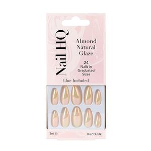 Nail HQ Almond Natural Glaze Nails