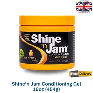Shine 'n Jam Conditioning Gel Extra Hold 454g (16 oz) Conditioner Gel for Hair