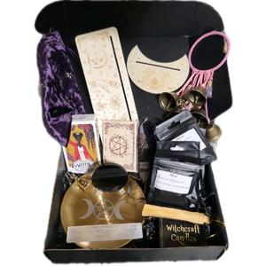 Mystery Witch bundle witchcraft, wiccan, pagan and witchcraft. Box Pendulum Gifts Boxes Tarot gift Crystals and Evil Eye