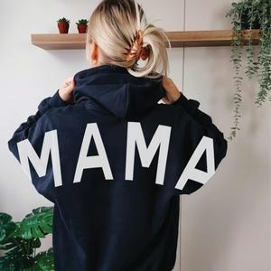 MRK Originals Mama Oversized Back Slogan Hoodie