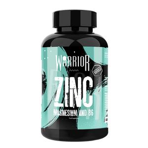 Warrior Zinc – Zinc, Magnesium & Vitamin B6 (60 Tablets) | Sleep, Recovery & Natural Hormone Support