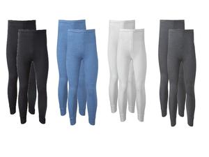 Pack of 2 Men's Thermal Trousers Long Johns Warm Underwear Baselayer, S M L XL XXL Thermals Plain Cotton Fabric Menswear Stretch Day breathable  fabric