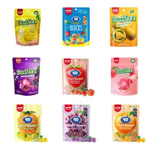 Amos Peelerz Gummy Candy - Viral: Mango, Banana and 4D block gummy sweets Snack Bite Candies