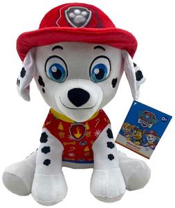 PAW Patrol Marshall 33cm Sitting Plush with Printed Seasonal Jumper