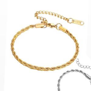 Twisted Rope Chain Bracelet