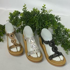 Comfy Women's Platform Glitz Sandals - s296