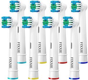 Replacement Toothbrush Heads for Oral B Braun, 8 Heads Professional Electric Toothbrush Heads, Brush Heads Refill Compatible with Oral-B Toothbrush (8 Heads)  Cleansing