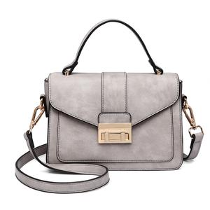 Miss Lulu Leather Look Midi Handbag