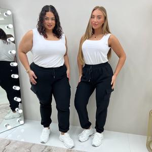 VIRGO BOUTIQUEclaudia - super soft stretch pocket cargo trouser