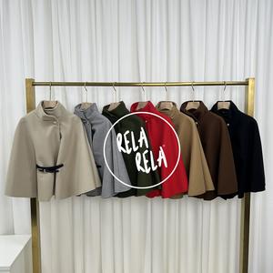 Rela Rela Belted Cape Poncho Jacket Coat UK 6-16 Womenswear Elegant Fashion Clothing Minimalist Casual Chic Cute