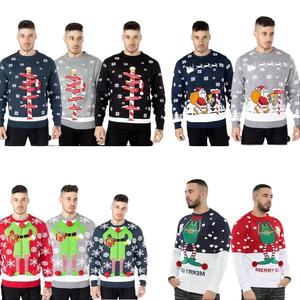 NOROZE Unisex Men's Christmas Jumpers Womens Long Sleeves Crew Neck Winter Pullover Sweater Top UK Sizes S-XXL Fabric Menswear