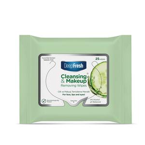 Deep Fresh Cleaning & Makeup Removing Wipes 12 pack - Cucumber